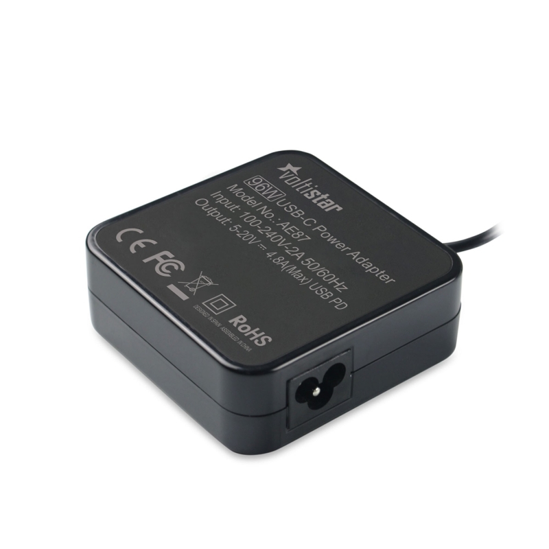 CARREGADOR PARA PORTÁTIL APPLE MACBOOK AIR PRO IPAD USB-C 96W PRETO