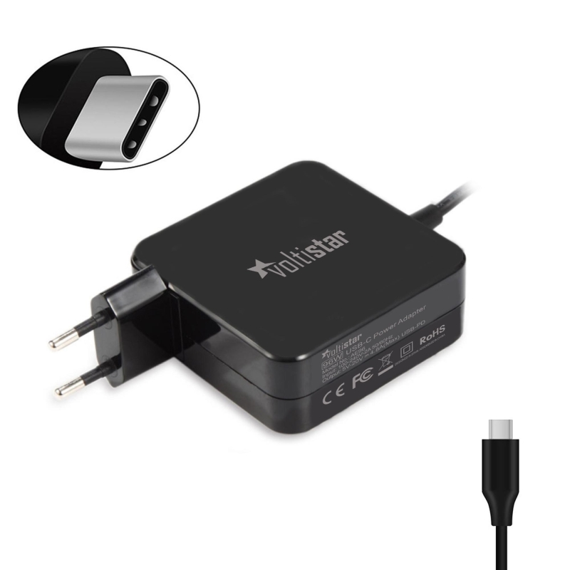 CARREGADOR PARA PORTÁTIL APPLE MACBOOK USB-C 96W PRETO