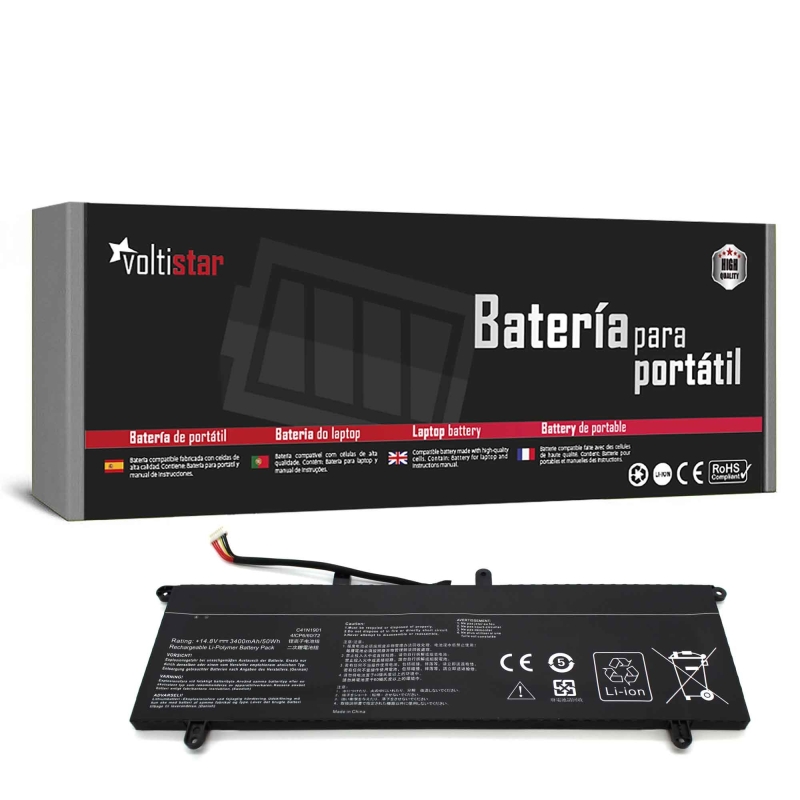 BATERÍA PARA PORTÁTIL ASUS ZENBOOK DUO 14 UX481 UX481F UX481FL UX481FA C41N1901