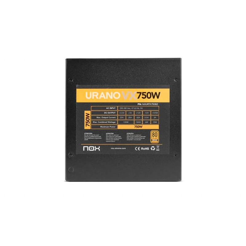 Nox Urano VX 80+ Bronze ATX 750W