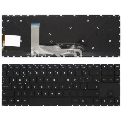 TECLADO PARA PORTATIL HP OMEN 15-EK 15-EC 15-EN 16-B SERIES V193446CS1 PRETO