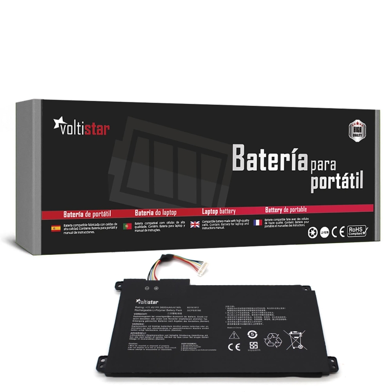 BATERÍA PARA PORTÁTIL ASUS VIVOBOOK 14 E410MA L410MA E410KA E510MA B31N1912 C31N1912