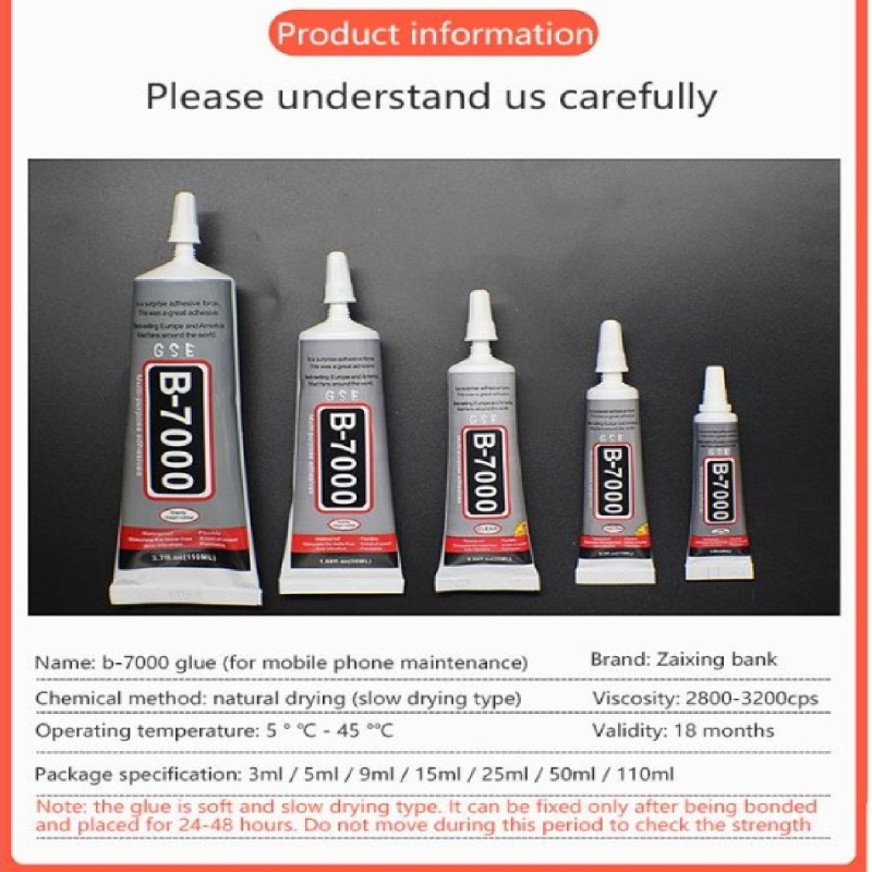 Cola B-7000 110 ml para reparo de tela de celular DIY