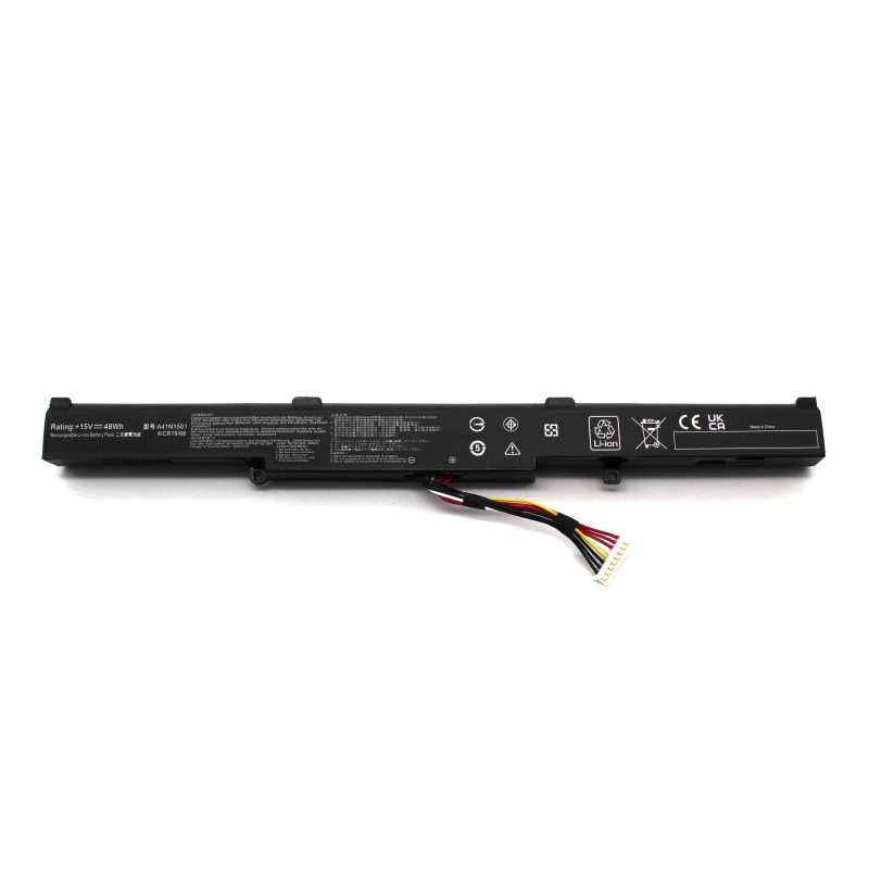 BATTERIA DEL COMPUTER PORTATILE PER ASUS ROG GL752VW GL752VL N752V N752VW A41N1501