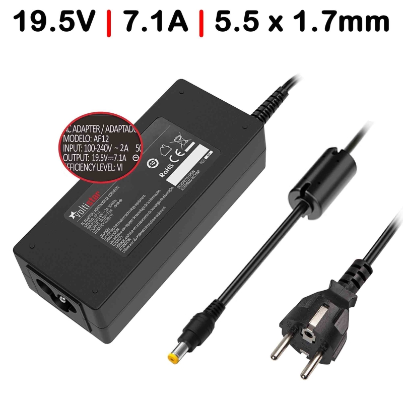 CARGADOR PARA PORTÁTIL ACER 19.5V 6.92A 5.5X1.7MM 135W