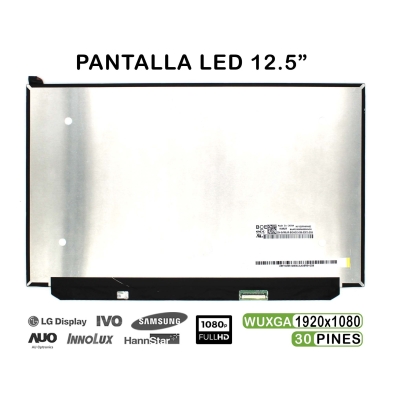 SCHERMO LED DE 12.5" PER COMPUTER PORTATILE NV125FHM-N82 NV125FHM-N83