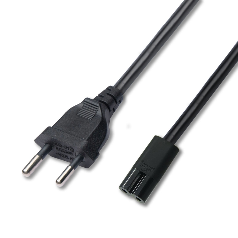 Cable alimentación CEE 7/16/M-C7/H 0.5m cargadores portátiles