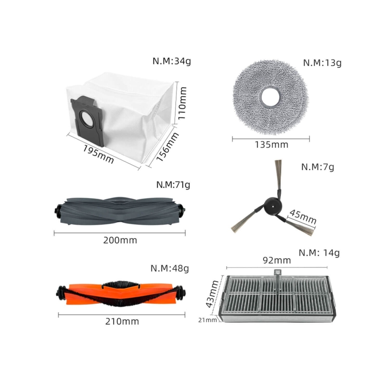 Dreame X40 Master Kit de Recambios