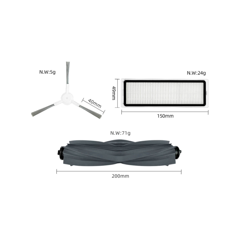 Dreame Mova S10 Plus Kit de Recambios