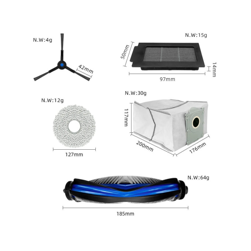 Ecovacs Deebot T50 Pro Omni Kit de Recambios