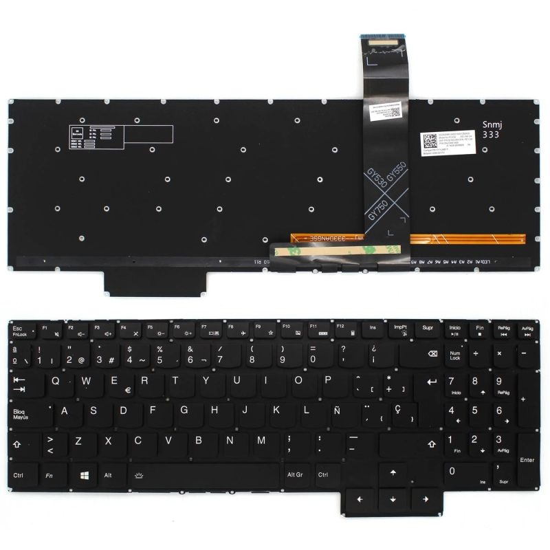TECLADO RETROILUMINADO LENOVO LEGION 5 15ARH05H 2020 PARA PORTATIL