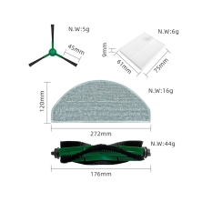 Kit di accessori di ricambio per iRobot Roomba Combo Essential Series Q0120 / Y0140 / Y0110 / Q011