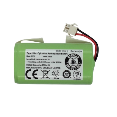 BATTERIA PER ASPIRAPOLVERE ROBOT ILIFE A4S 4S1P-004 GREEN 14,4 V 2800 MAH