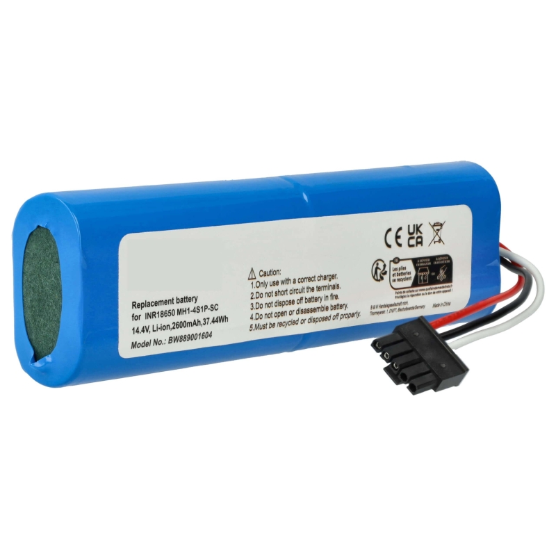 BATTERIA PER ASPIRAPOLVERE ROBOT ILIFE A4S 4S1P-001 BLUE 14,4 V 2800 MAH