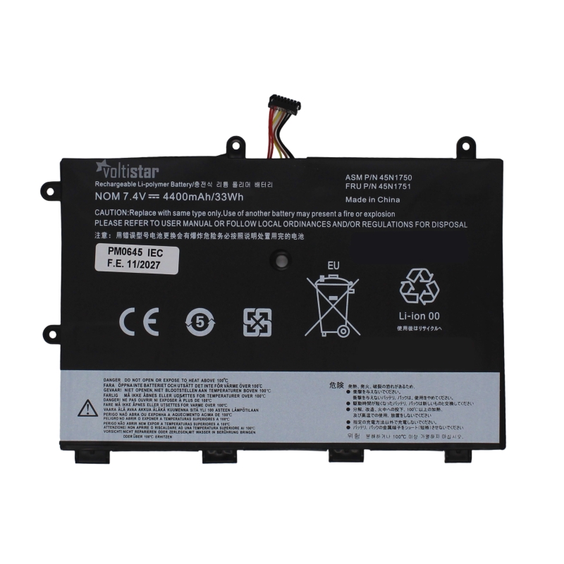 BATTERIA PER COMPUTER PORTATILE PER LENOVO 45N1750 45N1748 45N1749 45N1751 7.4V 4300mAh