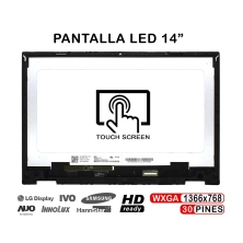 PANTALLA LED TÁCTIL COMPLETA DE 14" PARA PORTÁTIL HP PAVILION X360 14-DW 14-DWXXX SERIES CON MARCO