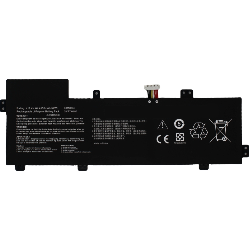 BATTERIA PER COMPUTER PORTATILE ASUS ZENBOOK UX510UX-CN014T B31N1534