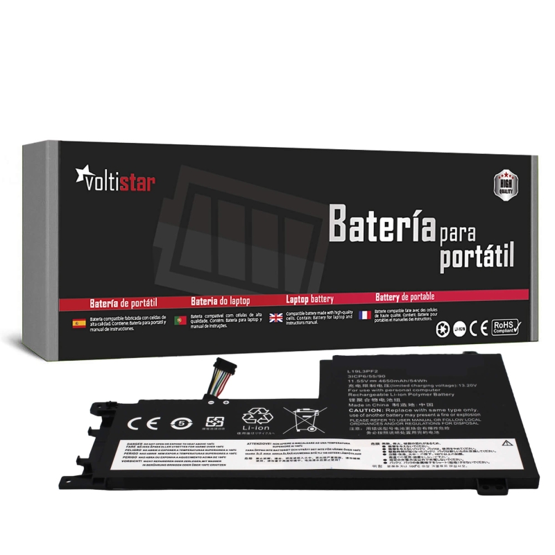 BATERIA PARA PORTÁTIL LENOVO IDEAPAD 5 15IAL7 (82SF) L19D3PF3 L19M3PF6 TIPO A