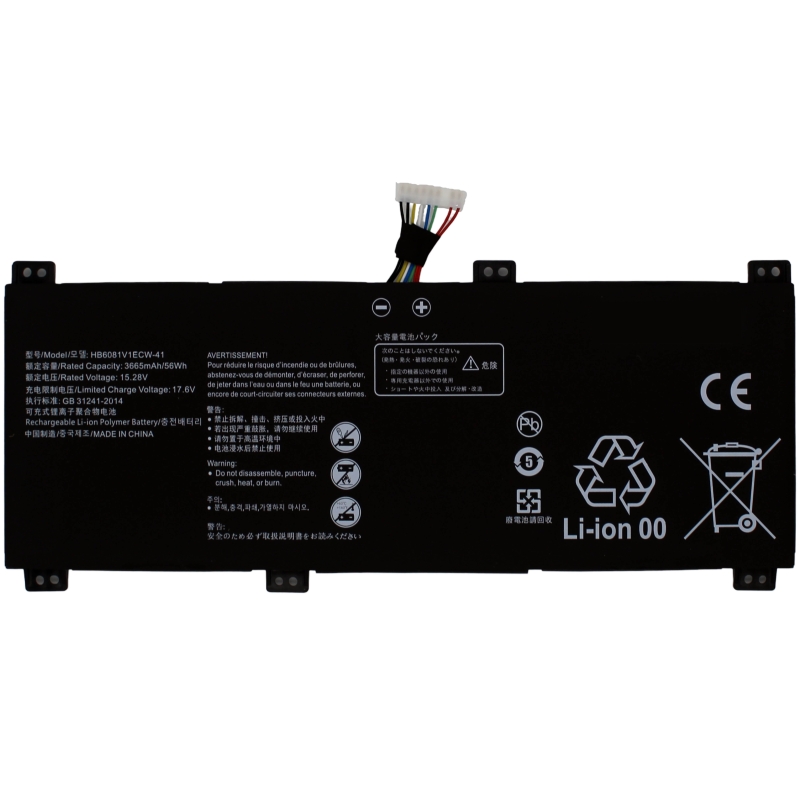 BATTERIA PER COMPUTER PORTATILE HUAWEI HONOR MAGICBOOK PRO 2020 HB6081V1ECW41 8PIN