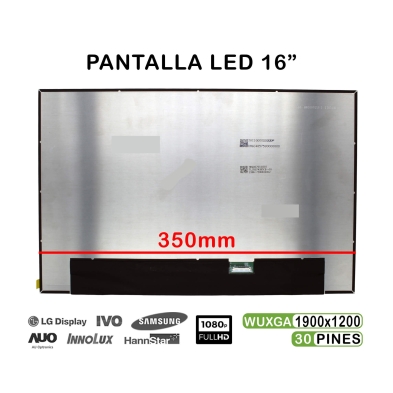 ECRÃ LED 16" PARA PORTÁTIL MNG007QS1-3 30 PINOS