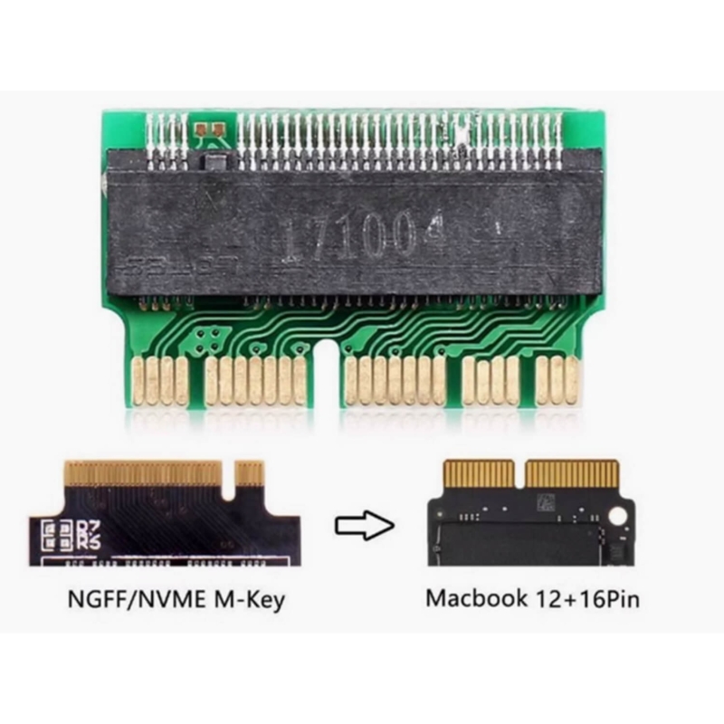 ADAPTADOR SSD M.2 PARA PORTÁTIL APPLE MACBOOK AIR PRO A1465 A1466 A1502 A1398 2013-2015