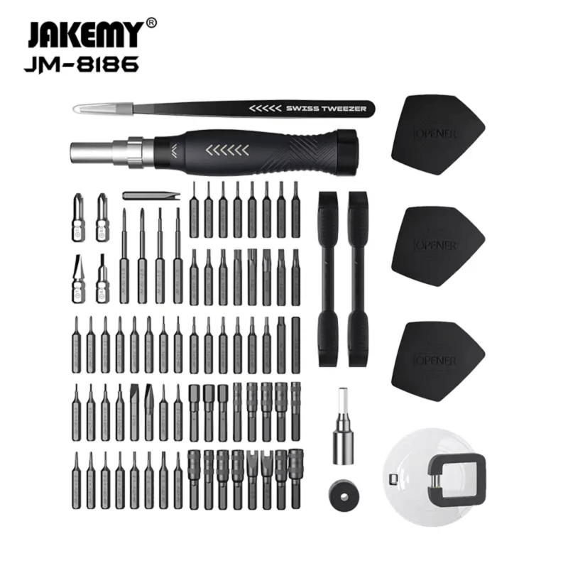 JUEGO DE DESTORNILLADORES MAGNÉTICOS JAKEMY JM-8186A
