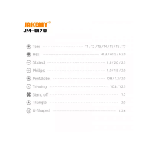 SET DI CACCIAVITI DI PRECISIONE JAKEMY JM-8178