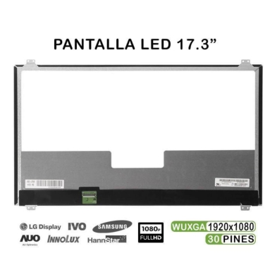 ECRÃ LED DE 17.3" PARA PORTATIL ASUS G571J LP173WF4 SP D1