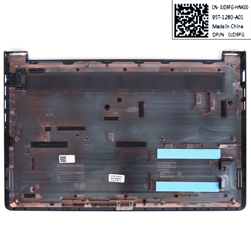 Carcaça inferior para portátil Dell Vostro 15 5568 V5568 0JD9FG Cinza