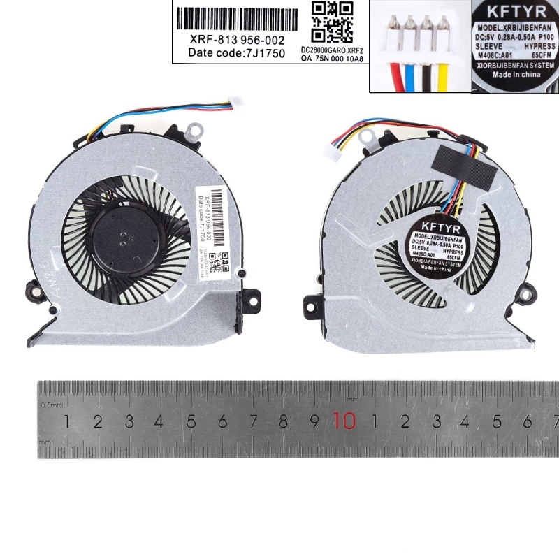 Ventilador para portátil HP 14-AB TPN-Q158
