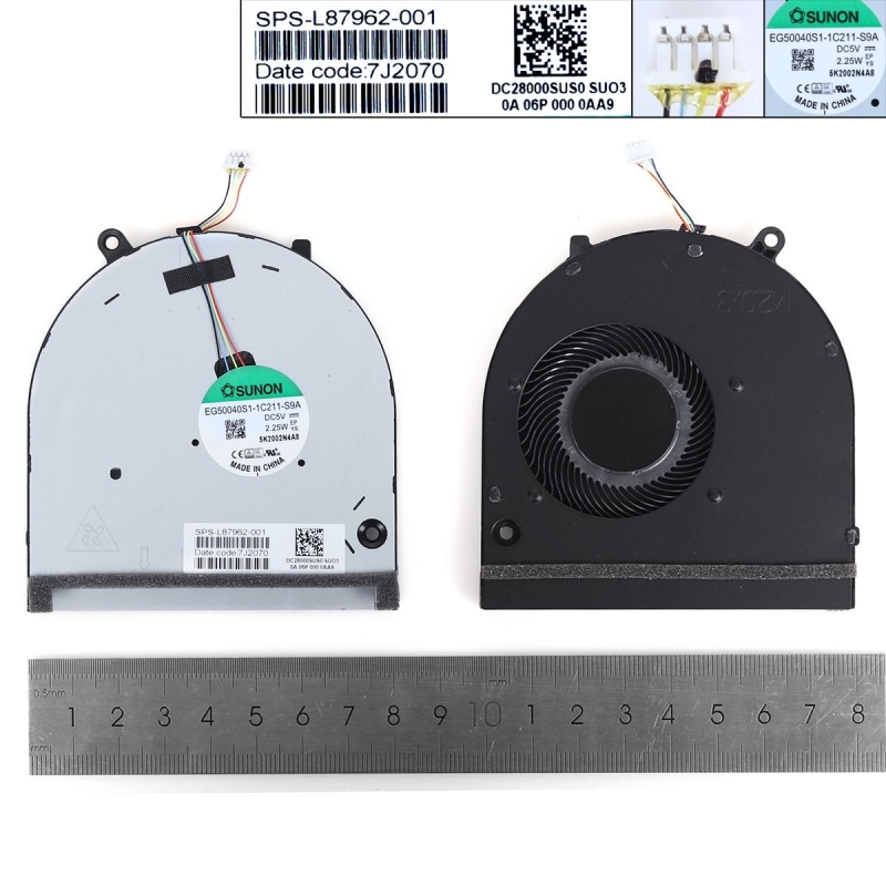 Ventola GPU per portatile HP Envy 17M-CG | L87962-001. 