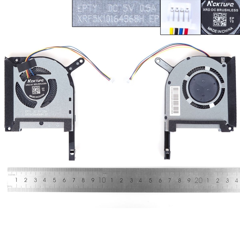 Ventilador GPU para portátil Asus FX95D FX705G FX505D GE FX86