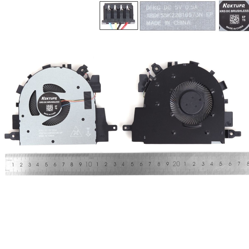 Ventoinha para portátil Lenovo V15 G2-TL Ideapad 3-15ITL6 15ADA6