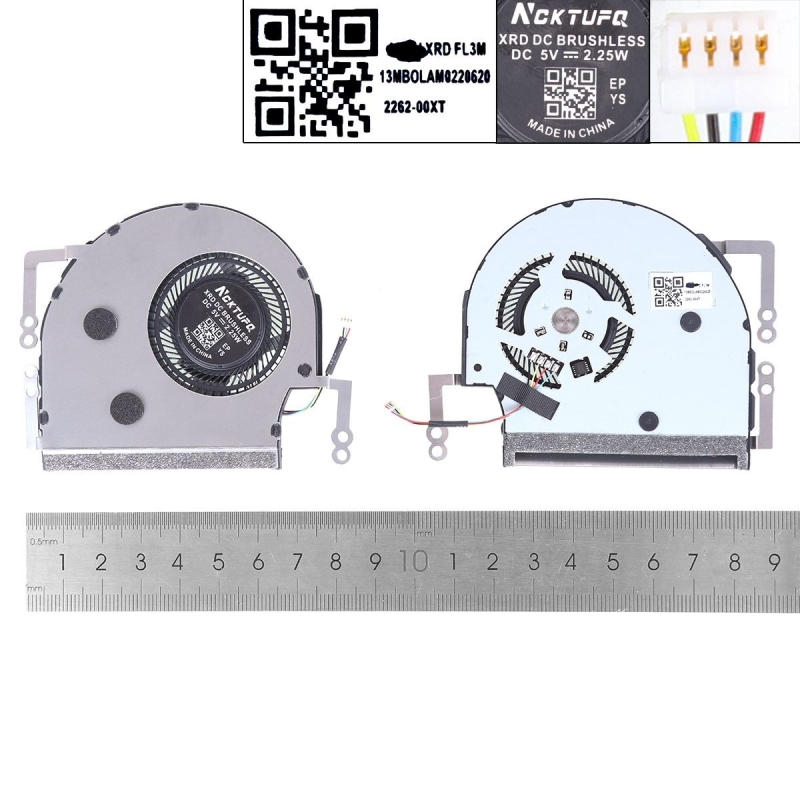 Ventilador CPU para portátil Asus S406U V406U 13N1-2PM0521