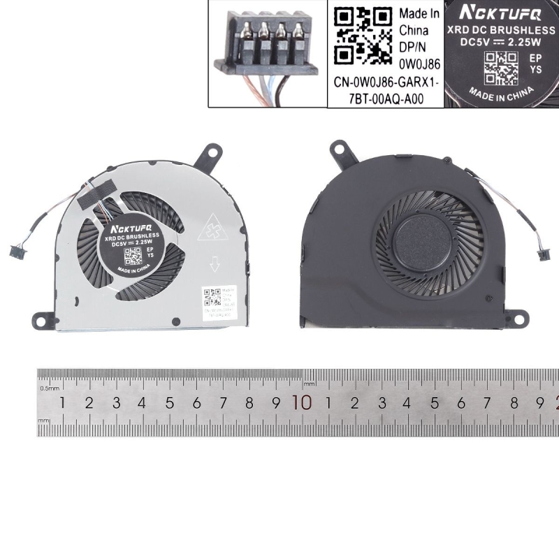 Ventilador para portátil Dell Latitude E5480 E5490 E5491 E5495 0P5F39