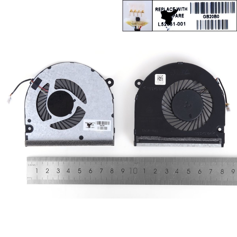 Ventilador para portátil HP Envy 17-CE 17M-CE0013DX L52661-001