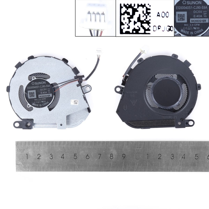 Ventoinha para portátil Dell Latitude 7410 2 EN 1 DC28000PXSL