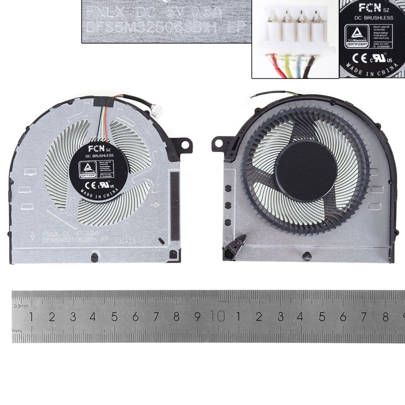 Ventilador para portátil Lenovo Ideapad Gaming 3-15ACH6 5H40S20432