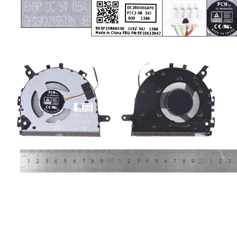 Ventola per portatile Lenovo IdeaPad 3-14ITL6 V14 G2 S14 G2 | 5F10S13947