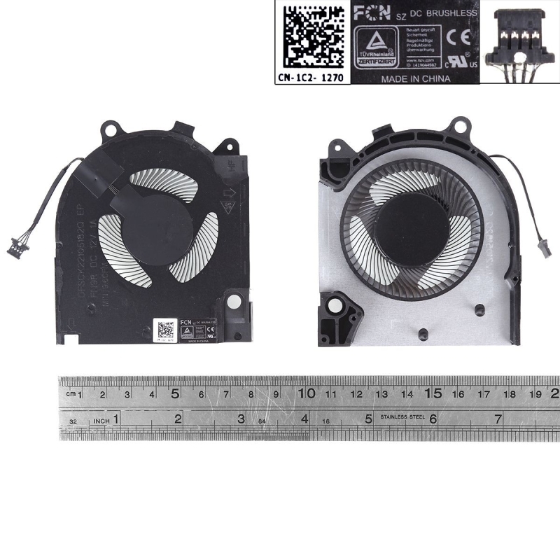 Ventoinha para portátil Dell G15 RTX3060 RTX3050 RTX3060 RTX3050