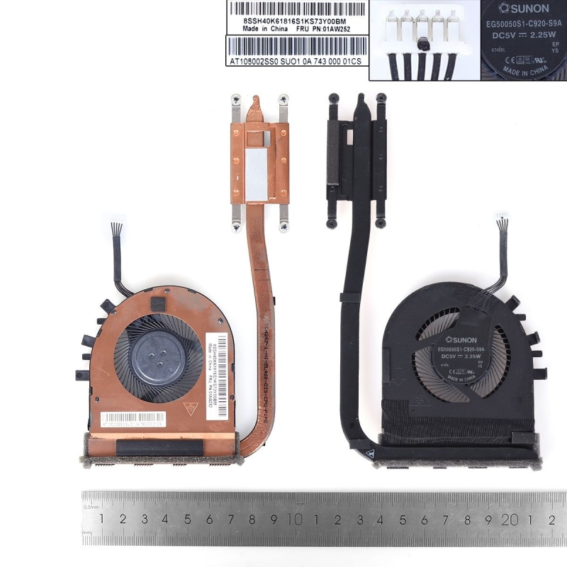 Ventilador para portátil Lenovo Thinkpad L450 L460 L470 01AW252