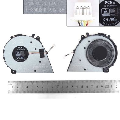 Ventilador para portátil Lenovo Yoga 7I-14-INCH 14ITL5 DFS5K1211549N