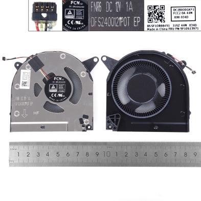 Ventilador GPU para portátil Lenovo R9000X S7-15ACH6 S7-15IMH05 2021