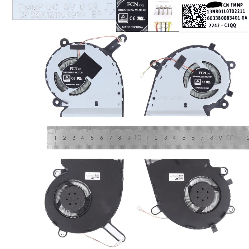 Ventola per portatile per Asus ROG Strix G531 G531G G531GT G531GU