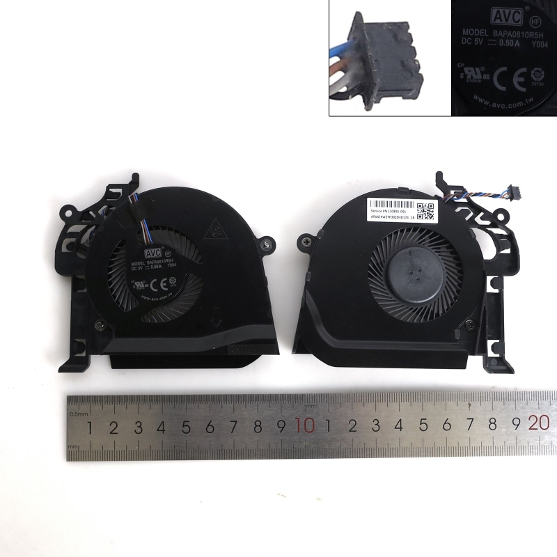 Ventoinha GPU para portátil HP Zbook 15 G5 15 G6 L30895-001 4 Pines