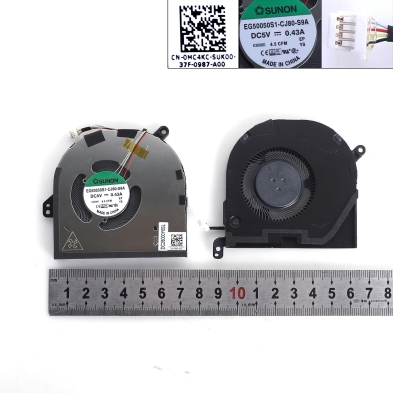Ventilador CPU + GPU para portátil Dell XPS 15 9500 9510