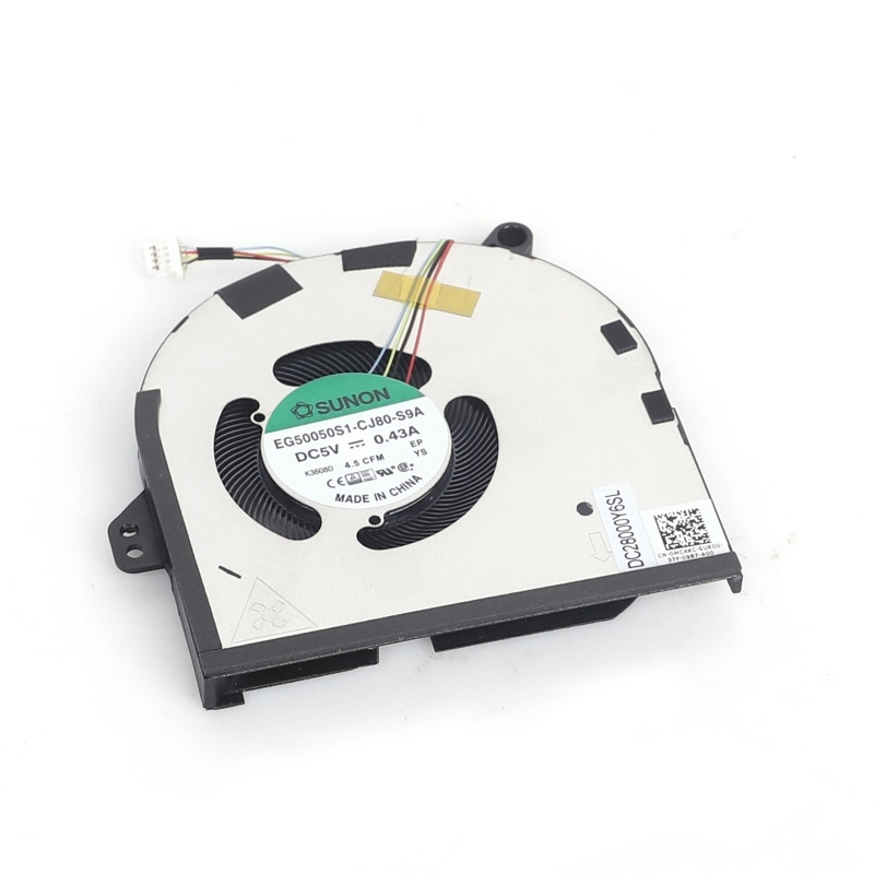 Ventoinha CPU + GPU para portátil Dell XPS 15 9500 9510