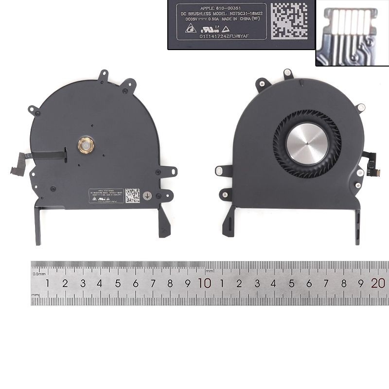 Ventilador GPU para portátil Apple A2141 MacBook Pro Retina 16