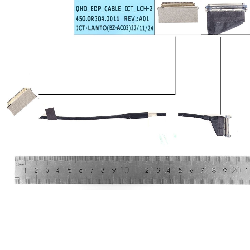 Cavo flessibile per portatile Lenovo ThinkPad P1 X1 Extreme Gen 4 a 40 pin