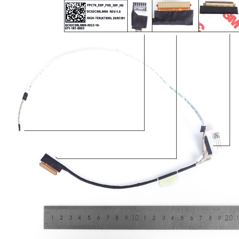 Cavo LCD/LED HP Pavilion 17-CD FPC70 DC02C00LM00 30PIN DC02C00LM00